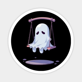 sad ghost Magnet